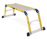 Fiberglass work deck