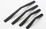Furniture cabinet wardrobe handle and pull- Black  Series