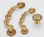 Furniture cabinet wardrobe handle and pull- Solid brass  Series