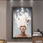 Figure-vertical-entrance-home decoration painting for wall,sitting room,living room,bedroom,lobby wall